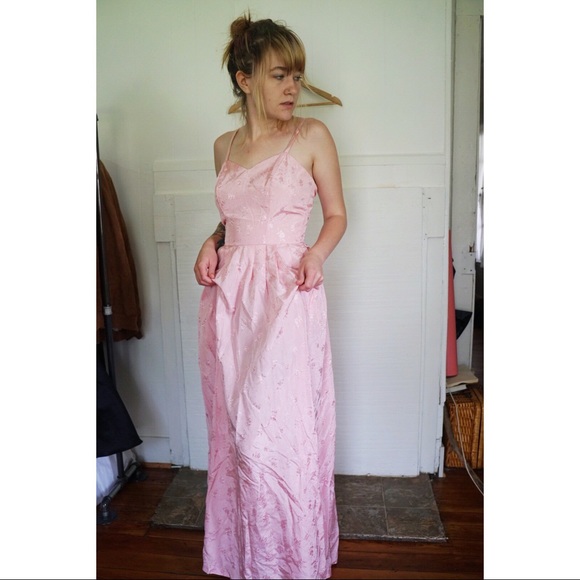 Vintage Dresses & Skirts - Vintage Handmade Pink Dress